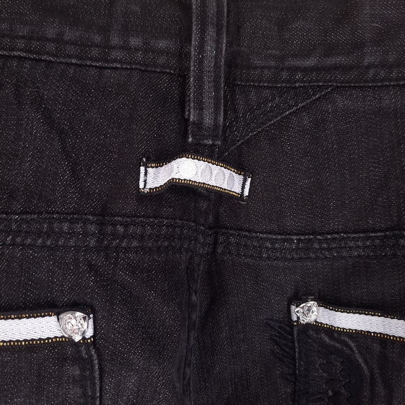 Coogi Australia Jeans Men's 42 x 35 Black Anchor Hip Hop Baggy Urban Embroidered - Picture 14 of 16